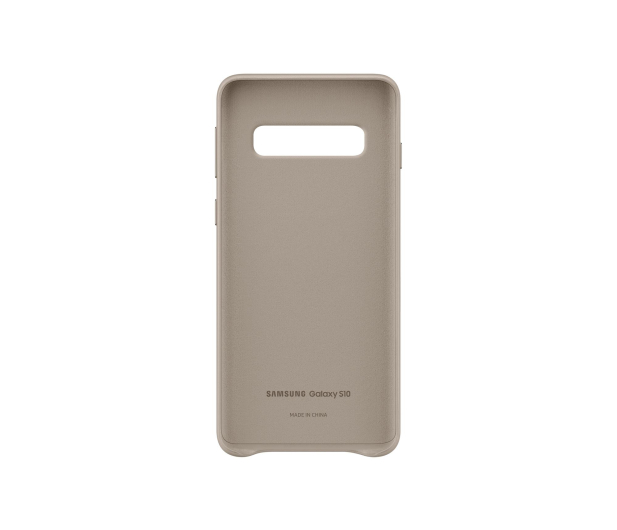 Etui Leather Cover do Samsung Galaxy S10 szare - 478368 - zdjęcie 3
